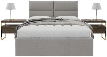 Vänt Wall Mounted Headboard Panels, Queen/Full, Weave Moondust Grey
