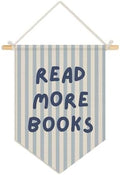 Wheatwin Classroom Reading Nook Decor, Read More Books Pennant Flag for Reading Corner Classroom Library 15x11 Inch