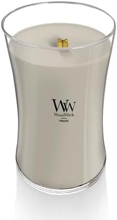 WoodWick Fireside Scented Candle, Crackling Wick, 21.5oz (Pack of 4)