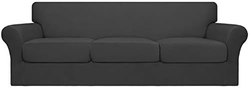 Easy-Going 4 Pieces Oversized Stretch Couch Cover for Dogs Washable