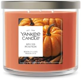 Yankee Candle Spiced Pumpkin Scented Candle, 14.5oz 3-Wick