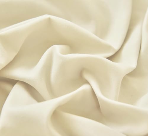 Mengersi Bed Canopy for Girls,Ruffled Canopy Bed Curtains Kids Canopy for Girls Room,Hanging Canopy Princess Play Tent for Reading Nook Play Room Decor (Ivory)