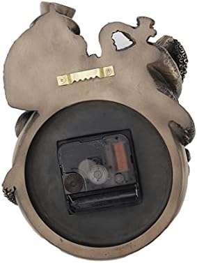 Veronese Design Steampunk Octopus Wall Clock - 7.75" Bronze Nostradamus Prophet Sculpture with Quartz Movement, Battery Operated Decorative Art for Home Office
