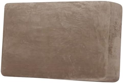 H.VERSAILTEX Velvet Stretch Individual Couch Cushion Cover Plush Slipcover for Loveseat Sofa Seat Furniture Protector Cover (1 Piece Loveseat Cushion Cover, Camel)