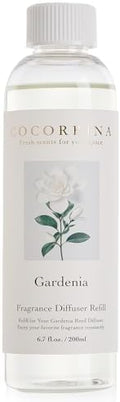 COCORRÍNA Reed Diffusr Oil - Gardenia 6.7 oz. Scented Oil for Reed Diffuser Home Fragrance for Bedroom, Bathroom