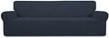 Easy-Going Stretch 4 Seater Oversized Sofa Couch Cover Dark Blue