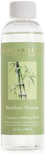 COCORRÍNA Reed Diffusr Oil - Bamboo Stream 6.7 oz. Scented Oil for Reed Diffuser Home Fragrance for Bedroom, Bathroom