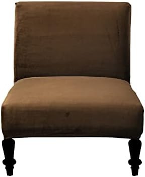 Eco-Ancheng Armless Chair Slipcover Removable Armless Accent Chairs Covers Washable Armless Slipper Chair Slipcover Printed Armless Chair Furniture Protector Covers for Living Dining Room Hotel
