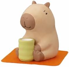 Passive Stone Diffuser, Cute Animal Series Aromatherapy Oil Diffuser for Tabletop Decor (1, Leisurely Capybara)
