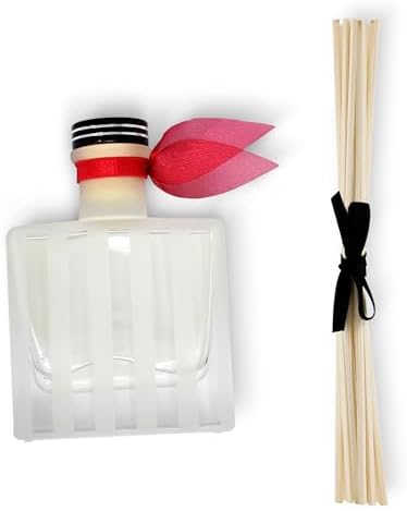 Reed Diffuser Set, Holiday Scented Oil Diffuser with Sticks, Home Fragrance Accessories for Bathroom Shelf Decor, Aroma Diffusers for Home or Office Desk, USA Made