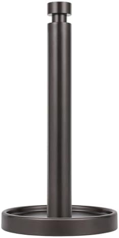 Ivilon Paper Towel Roll Stand - Steady and Easy Tear - Fits All Paper Towel Rolls - Oil Rubbed Bronze