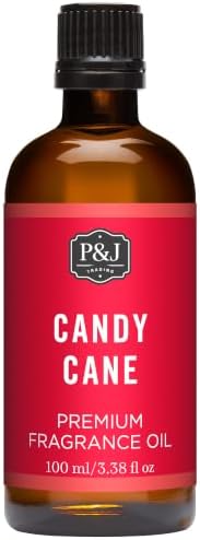 P&J Trading - Candy Cane Scented Oil 100ml - Fragrance Oil for Candle Making, Soap Making, Diffuser Oil