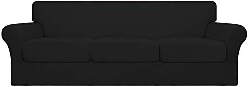 Easy-Going 4 Pieces Oversized Stretch Couch Cover for Dogs Washable
