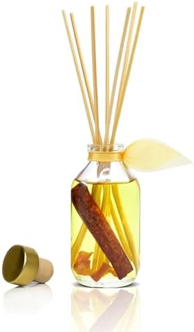 Reed Diffuser Set - Spiced Pomander Scented Diffuser with Sticks
