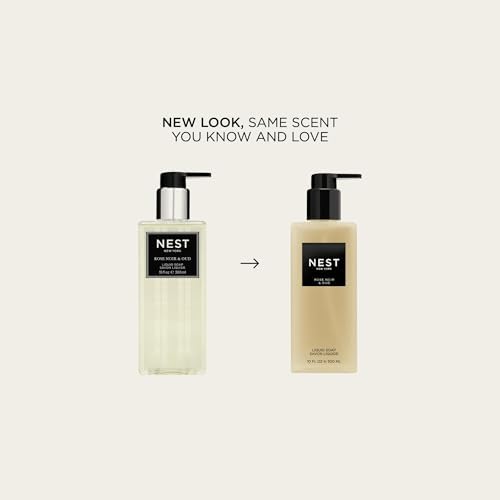 NEST New York Liquid Soap, Rose Noir & Oud - 10 fl oz