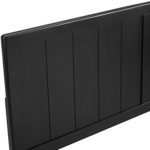Modway MOD-6216-BLK Robbie Twin Wood Headboard, Black