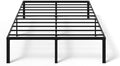 VINGLI 12 Inch King Bed Frame, Heavy Duty Metal Platform - No Box Spring Needed,Reinforced Steel Slats, Noise-Free, Easy Assembly, Ample Underbed Storage, Black