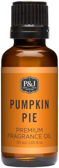 P&J Fragrance Oil Pumpkin Pie 30ml - Candle Scents, Soap Scents, Diffuser Oil Scents