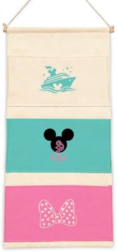Cute Nautical 3-Pocket Hanging Wall Organizer, Useful Wall Pocket Storage