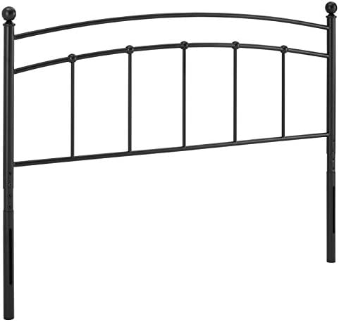 Modway Abigail Twin Metal Headboard in Black