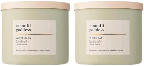 Bath & Body Works 3-Wick Candle, Moonlit Goddess, 14.5 oz, 2 Pack