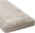 H.VERSAILTEX Velvet Stretch Individual Chaise Cover Sectional Couch Covers for L Shaped Sofa Both Left/Right Furniture Protector Seat Cushion Sofa Cover (1 Piece Chaise Cover, French Oak)