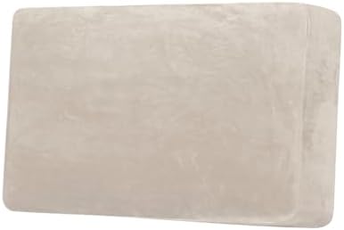 H.VERSAILTEX Velvet Stretch Individual Cushion Cover Plush Cushion Slipcover for Loveseat Sofa Furniture Protector Seat Cushion Sofa Cover (1 Piece Loveseat Cushion Cover, French Oak)