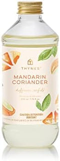 Thymes Mandarin Coriander Reed Diffuser Oil - Room Fragrance Oil - Flameless Home Fragrance7.75 Fl Oz