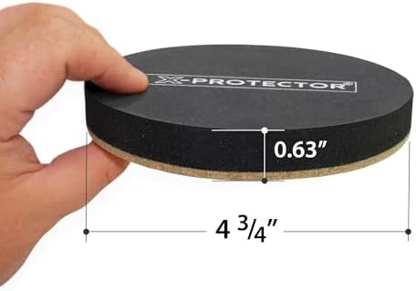 Felt Furniture Sliders Hardwood Floors X-PROTECTOR – 8 PCS 4 3/4 inch
