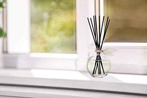 Reed Diffuser Set, Smoked Vanilla Scented Oil Diffuser with Sticks, Home Fragrance Accessories for Bathroom Shelf Decor, Aroma Diffusers for Home or Office Fall Decor, USA Made