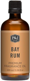 P&J Fragrance Oil | Bay Rum Oil 100ml - Candle for Candle Making, Freshie Scents, Soap Making Supplies, Diffuser Oil Scents
