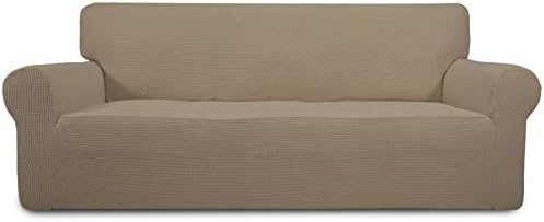 Easy-Going Stretch Oversized Sofa Couch Slipcover Washable Natural