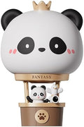Hot Air Balloon Rechargeable Night Light, Safe Soft Silicone Material, 3 Brightness Levels, Tap Control, Warm Light, Toddler Sleeping Lamp, Bedroom Night Lamp, Gift for Baby and Kid (Panda)