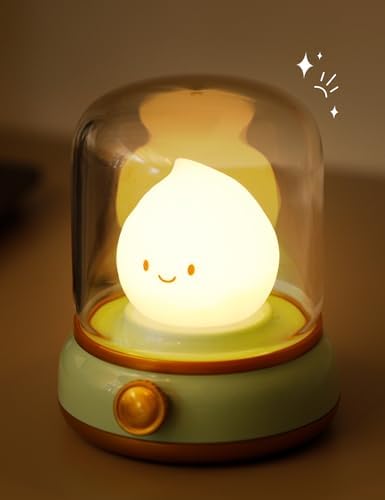 Flame Kids Desk Lamp Cute, Halloween Ghost Campfire Night Light