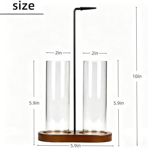 Glass Incense Holder,Retro Incense Sticks Burner Holder with Storage,Hang Upside Down Incense Holder with Ash Catcher (Rustic)
