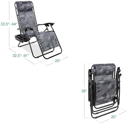Best Choice Products Zero Gravity Chair Recliner, Camouflage
