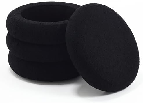 Boucle Ottoman with Storage Black, Small Round Footrest Stool with Removable Lid, Upholstered Sherpa Vanity Chair for Bedroom Entryway