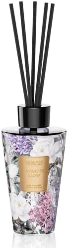 M&SENSE Reed Diffuser Set, Lavender Glow, 8.79 oz Natural Essential Oil