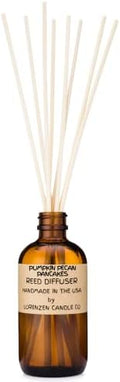 Pumpkin Pecan Pancakes Reed Diffuser Set | Handmade in the USA by American Workers | Lasts for 2-3 Months |