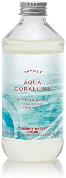 Thymes Aqua Coralline Reed Diffuser Oil for Room, Flameless Home Fragrance - 7.75 Fl Oz