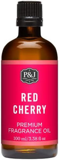 P&J Trading Fragrance | Red Cherry Oil 100ml - Candle Scents for Candle Making, Freshie Scent, Soap Making Supplies, Diffuser Oil Scents