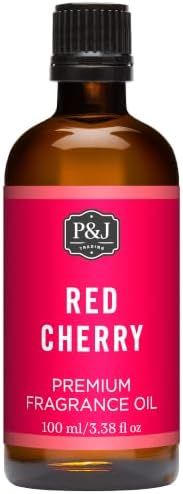 P&J Trading Fragrance | Red Cherry Oil 100ml - Candle Scents for Candle Making, Freshie Scent, Soap Making Supplies, Diffuser Oil Scents