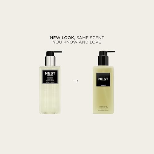 NEST New York Liquid Soap Set, Bamboo - Pack of 4