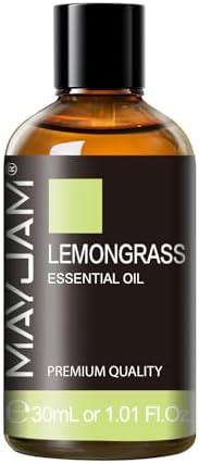 MAYJAM Lemongrass Essential Oil for Diffuser Soap Candle Making, 1.01fl.oz