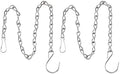 EBOOT 2 Pcs Hanging Chain for Bird Feeders, Planters, Lanterns and Ornaments (Silver,35 Inch)