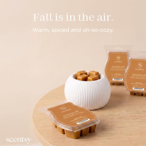 Scentsy Wax Melts, Pumpkin Roll 3 Bar Set, Paraffin Wax Cubes, 7.8 oz