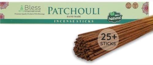 Bless-Organic-Patchouli 100%-Natural-Handmade-Incense-Sticks
