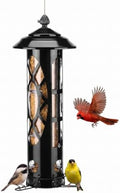 Veehoo Squirrel Proof Bird Feeders for Outdoors Hanging, Holds Up to 3.5 lb