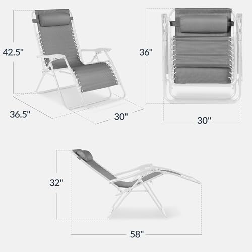 Best Choice Products Set of 2 Extra Wide Zero Gravity Chair Recliner