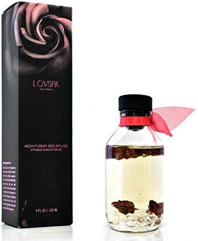 Reed Diffuser Set - Velvet Rose Scented Diffuser with Sticks